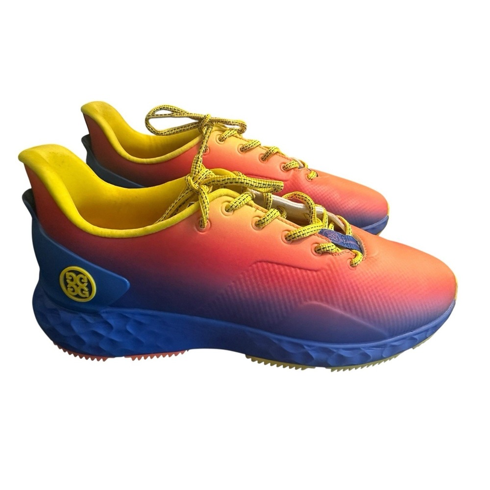 G/FORE GFORE MG4+ Ombre Golf Shoes Blue Red Gradient Shade Sneakers Mens US 10